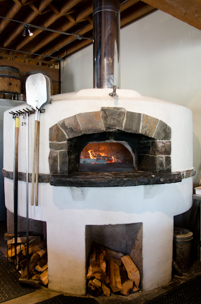 Pizza oven at KenÂ’s Artisan Pizza Â– Portland, OR