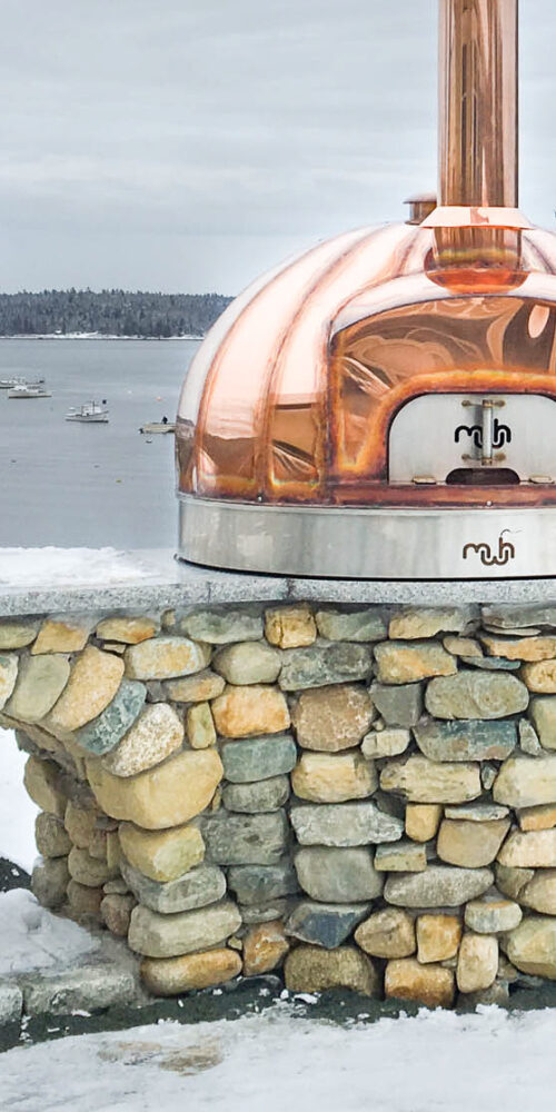 Copper Maine Wood Heat Dome Wood fired pizza oven