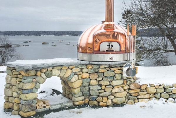 Copper Maine Wood Heat Dome Wood fired pizza oven